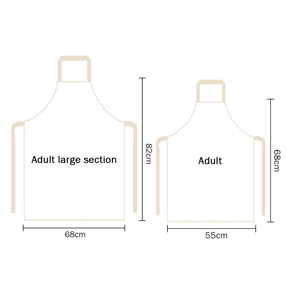 Insect P Print Apron Linen Waterproof Cooking Bibs Home Pinafore (68x55cm)