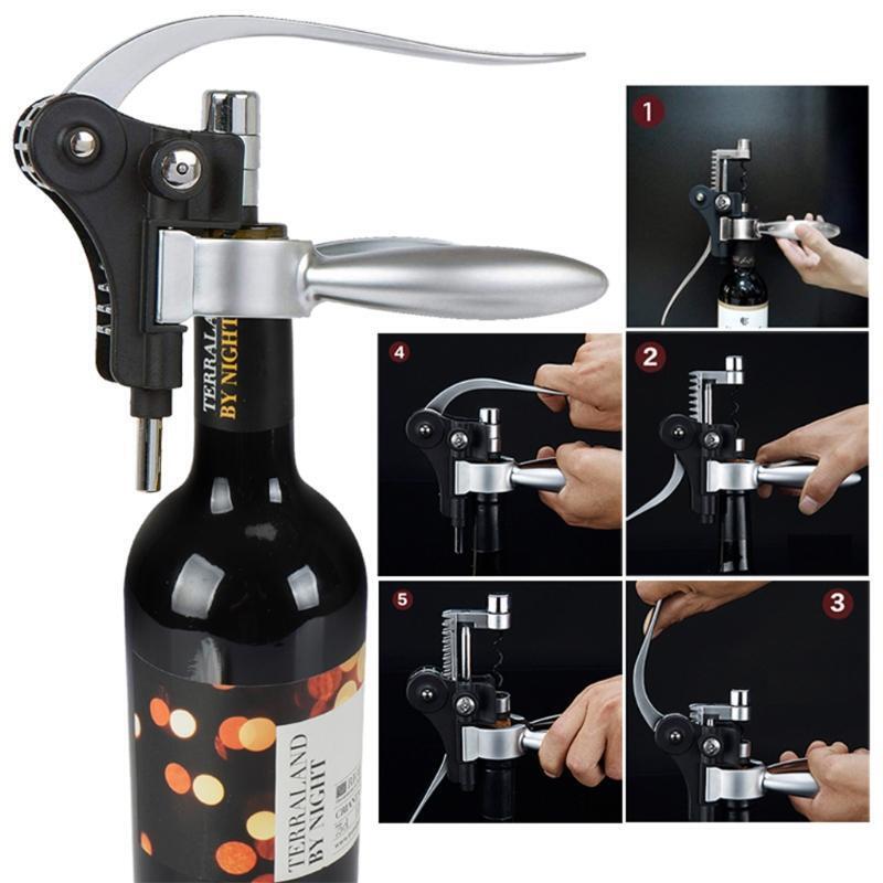 5PCS  Rabbit Wine Bottle Opener Corkscrew Set Rabbit Wine Opener Kit