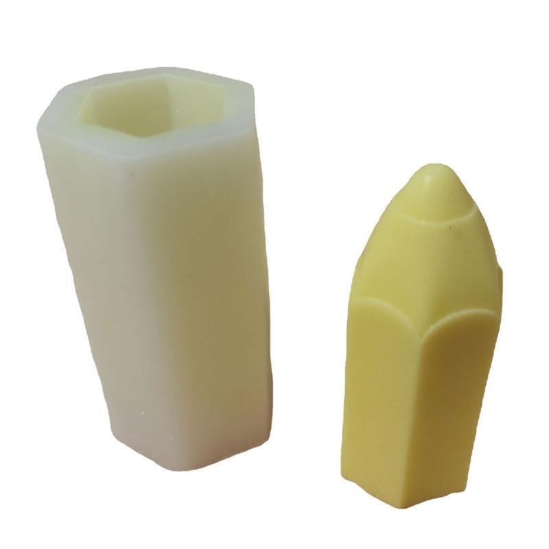Crayons Shaped Candle Silicone Moulds Handmade DIY Baking Mold Plaster Soap Mold