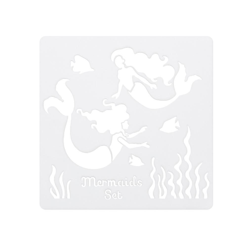 DIY Sea Animal Painting Hollow Template Ocean 6x6Inch Creatures Stencil