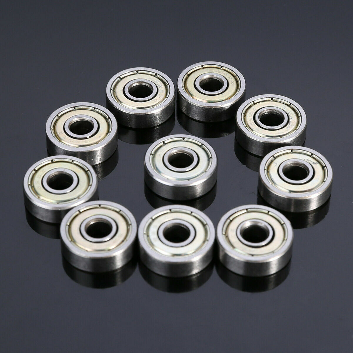 10pcs 625ZZ 5mm*16mm*5mm Carbon Steel Single Row Deep Groove Radial Ball Bearing