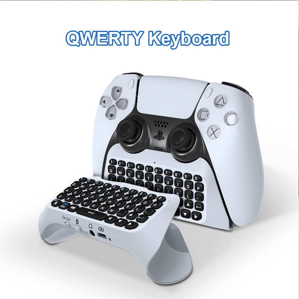 3.5mm Wireless Keyboard Bluetooth-compatible Chat Pad Keypad for Sony PS5 C