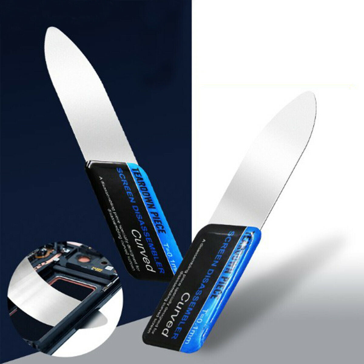 Mobile Phone Curved LCD Screen Thin Spudger Blade Pry Card Bar Open Repair Tool