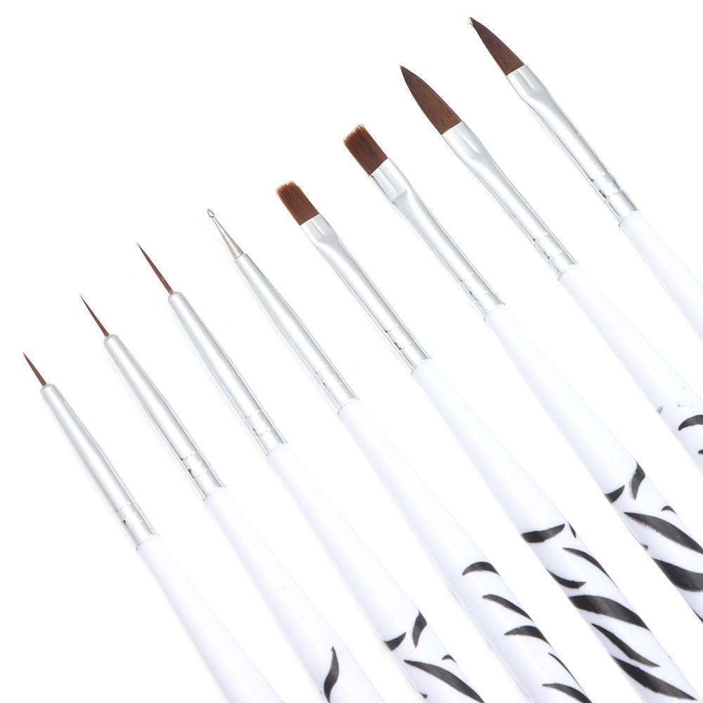 Art Brush Set Detailing UV Gel Carving Dotting Nail Liner Painting Pen Drawing