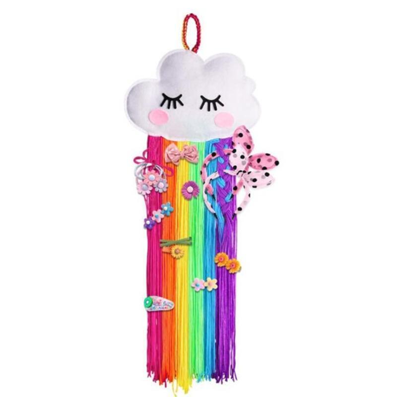 Cloud Hairpin Hair Clip Holder Storage Organizer Baby Girl Room Hanging Ornament