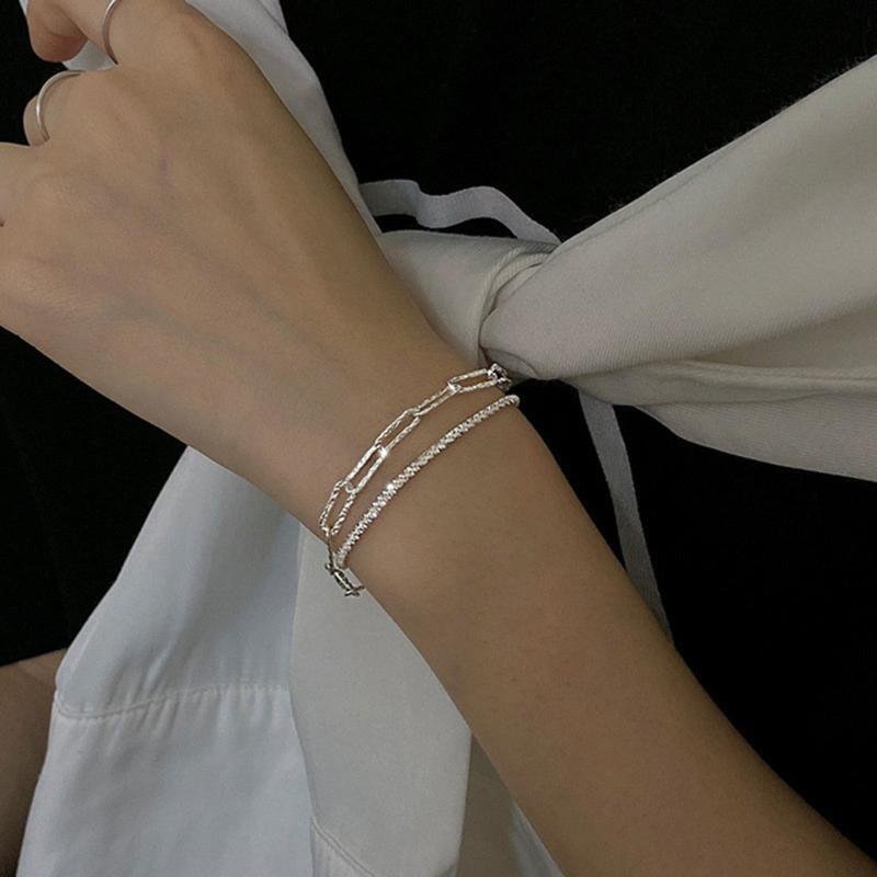Women Sparkling Gypsophila Adjustable Bracelets Fashion Simple Jewelry Gift