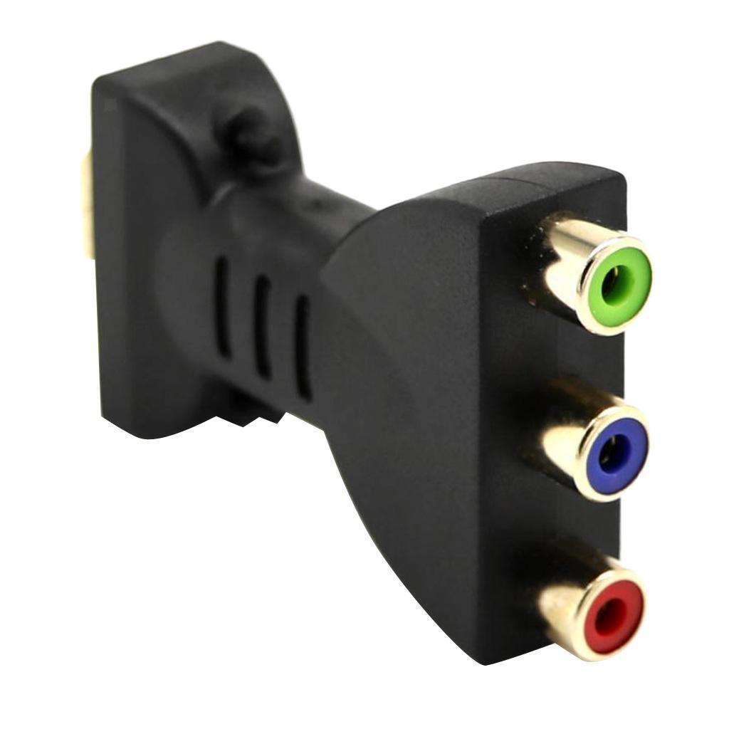 HDMI Male to 3 RCA Video Audio Adapter RGB Component Connector for HDTV