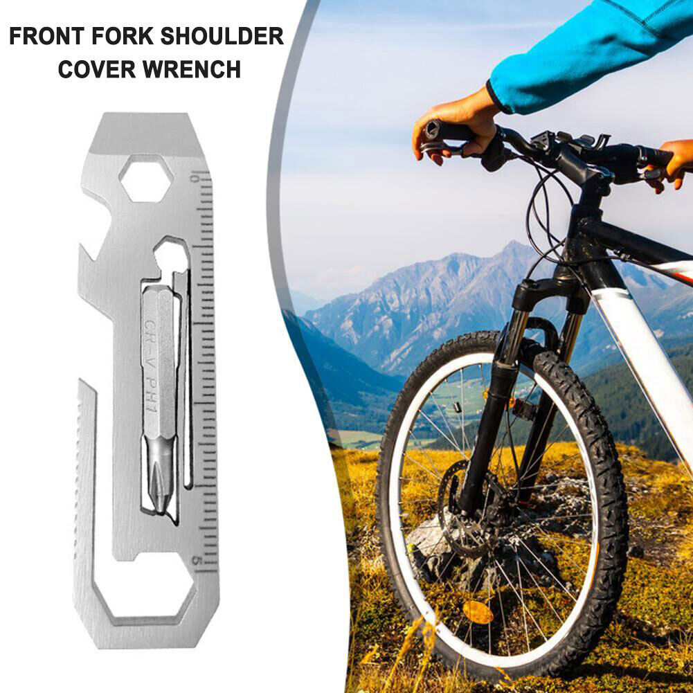 7 in 1 Outdoor EDC Gear Bottle Opener Screwdriver Wrench Pocket Multi Tool
