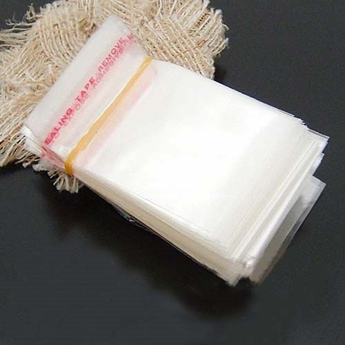 500 Pcs 5x7cm Jewelry  Zip Reclosable Plastic Poly Clear Bags Little
