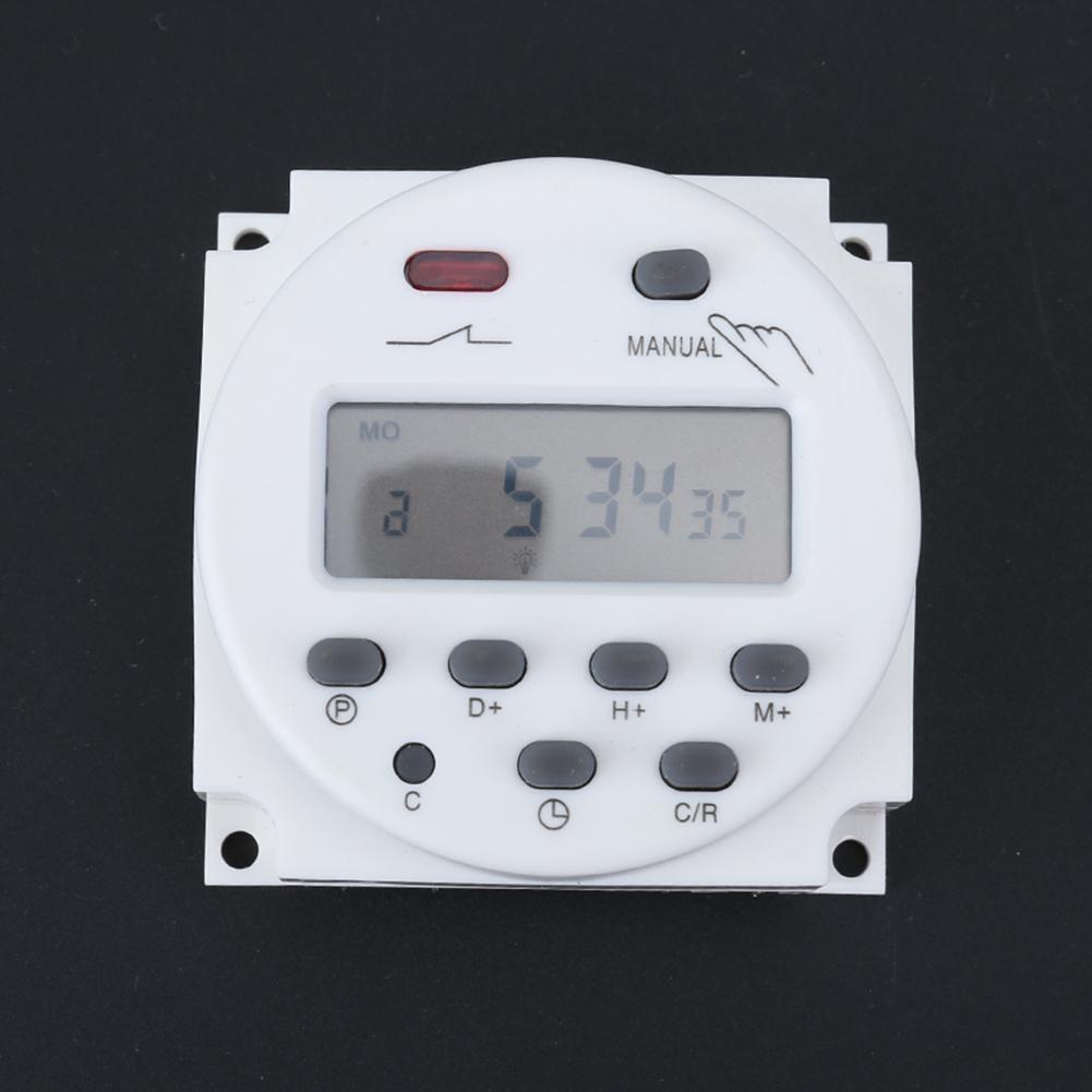 Digital LCD Display Power Timer Weekly Programmable Time Relay Switch(220V)