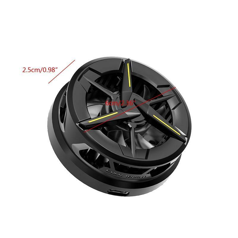 Phone Tablet Cooling Fan Semiconductor Magnetic Heat Radiator Mute Cooler Fan