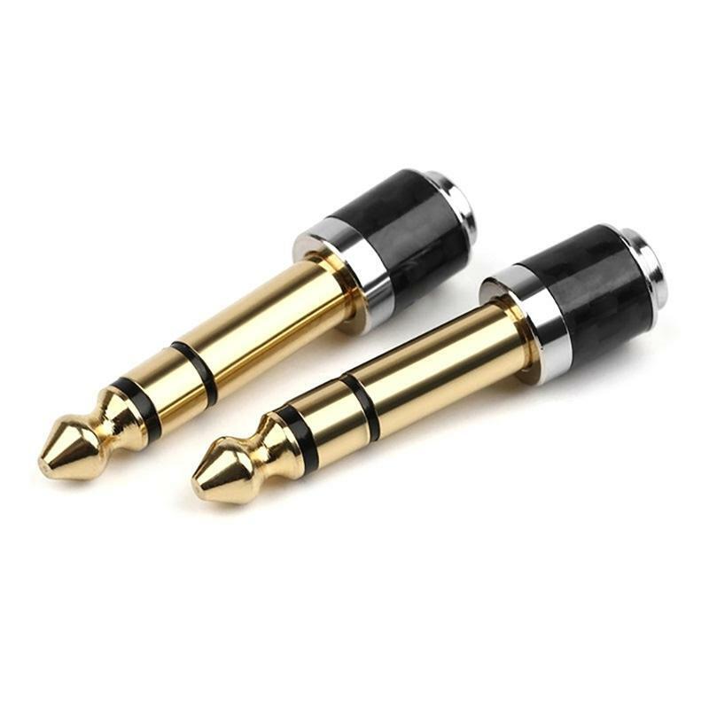 6.35mm (1/4 inch) Male to 3.5mm (1/8 inch) Female Stereo Audio Jack Adapter
