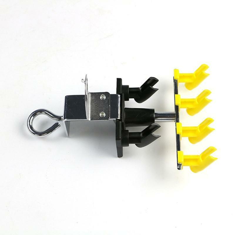360° Rotate Airbrush Holders 6 Stand Clamp-on Painting Sprayer Tabletop Station