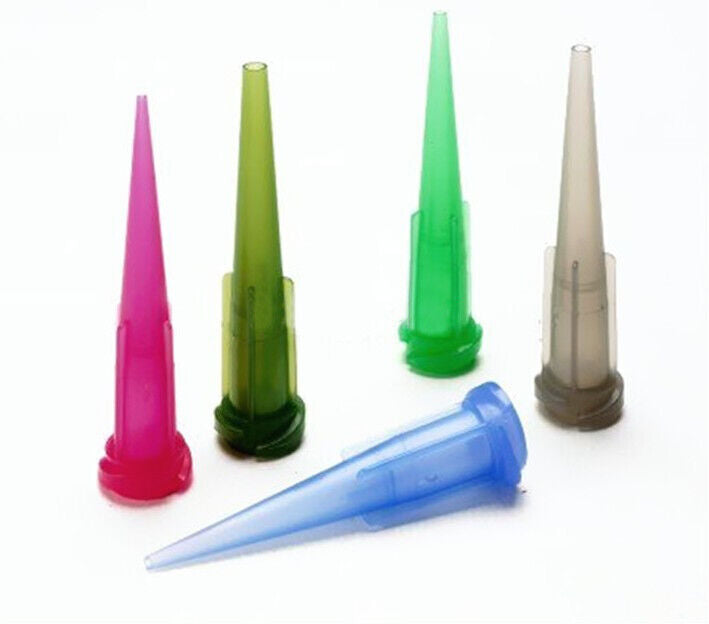 50pcs TT Glue Liquid Dispenser Blunt Needle Tapered Tips 14-27GA.