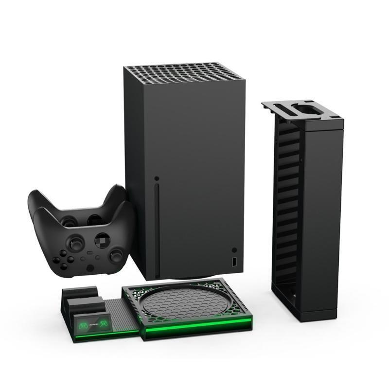 Charging Station with Game Rack Storage Organizer,Charger Stand for X Series X