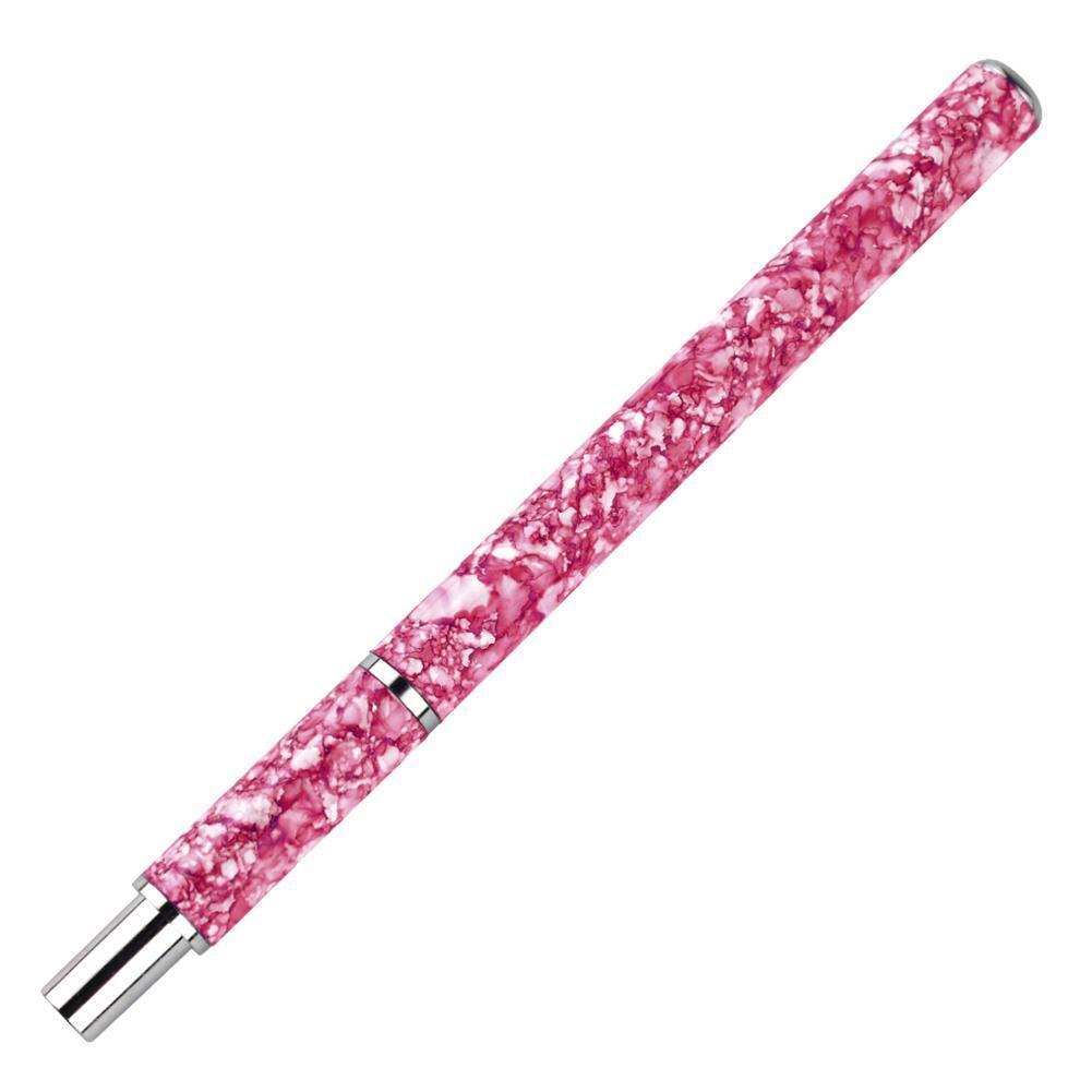Monja Detachable Nail Art Brush Liner Marble UV Gel Extension Pen (Red)
