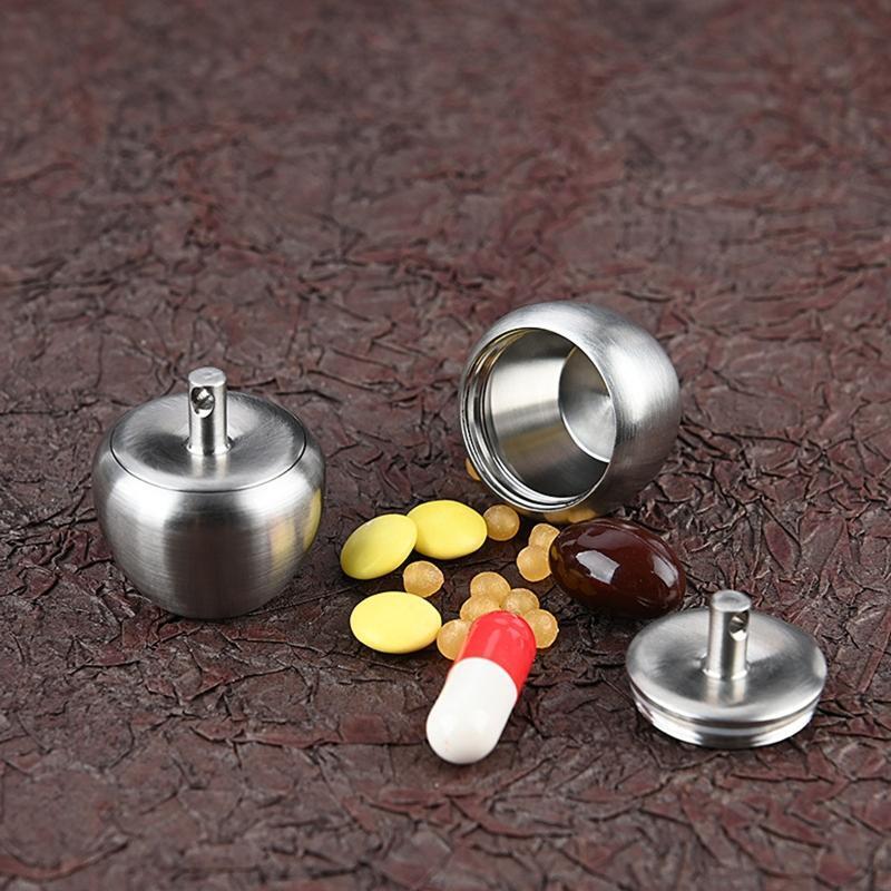 Portable Pill Case Travel Pocket Pill Dispenser Keychain Pill Holder for Outdoor