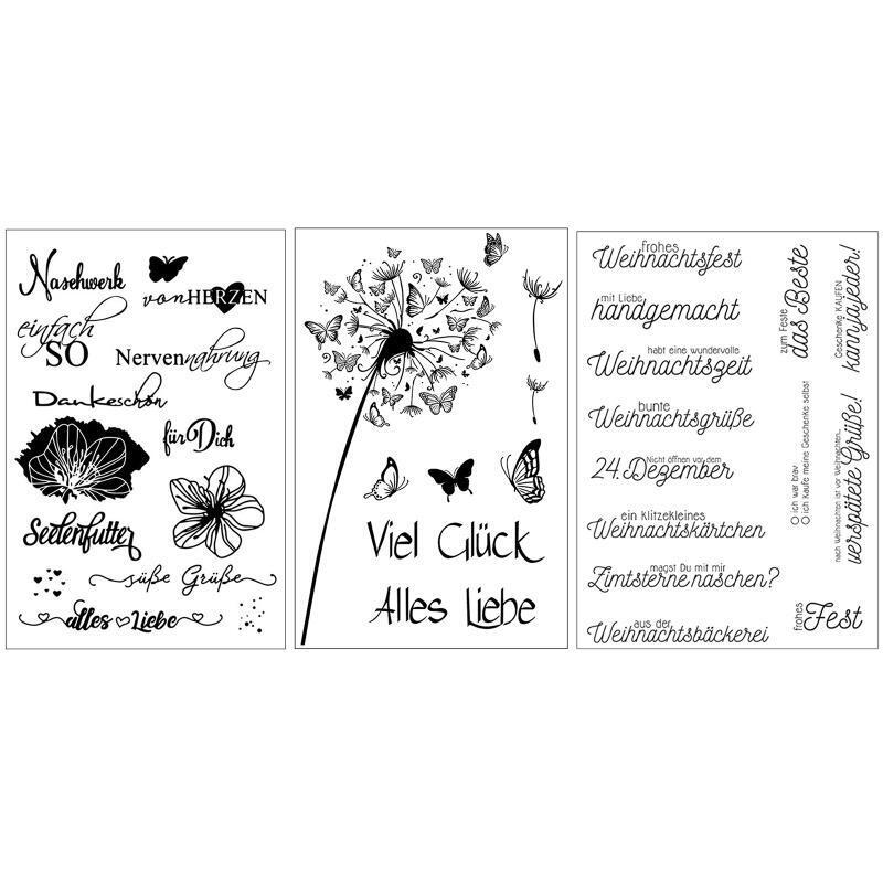 German Series Silicone Clear Seal Stamp DIY Scrapbooking Embossing Photo Album