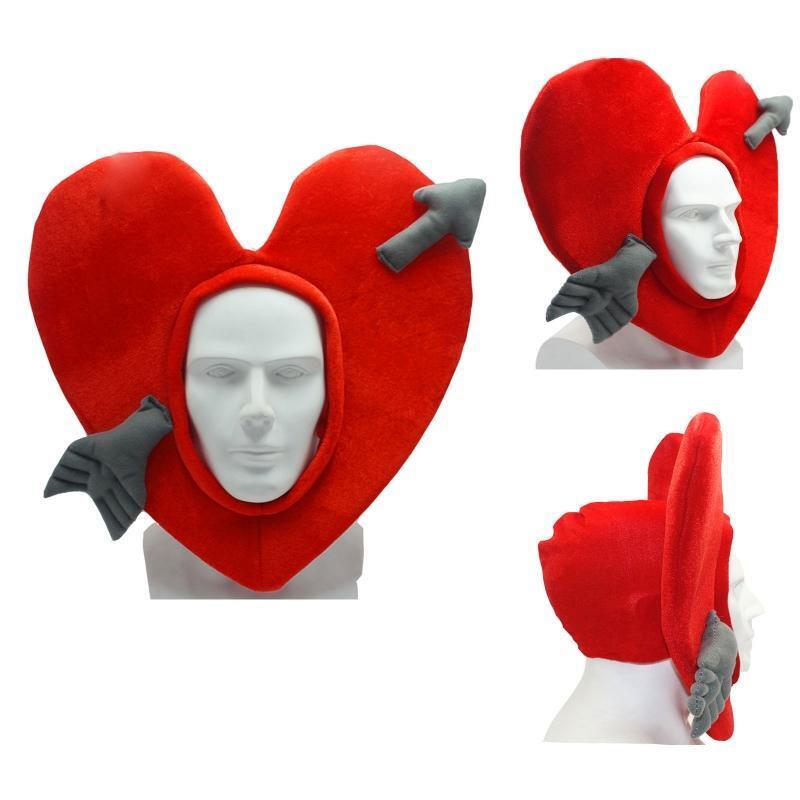 Cute Love Peach Headgear Hat Funny Cupid's Arrow Headgear for Outdoor Activities