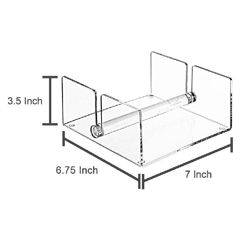 Acrylic Guest Towel Napkin Holder Clear Paper Hand Towels Storage Tray Decoratio