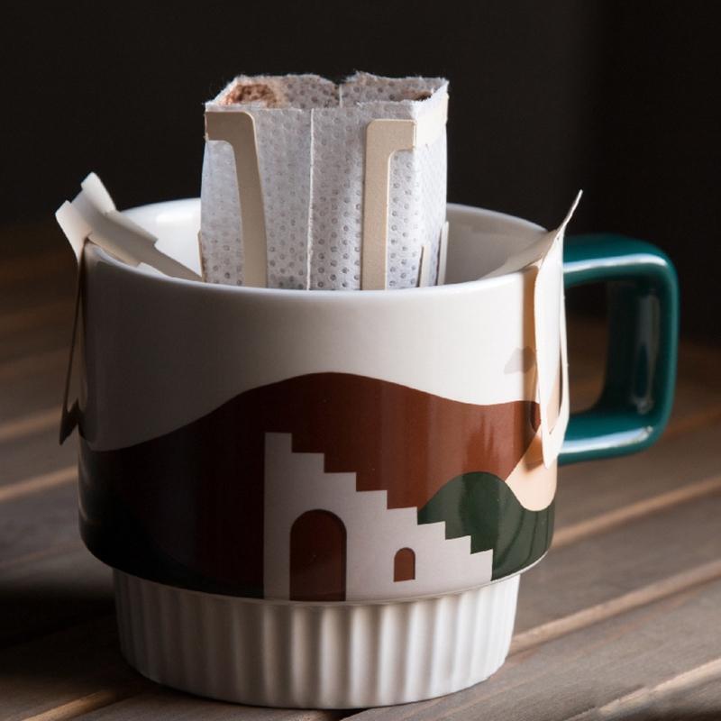 Creative Coffee Mugs Handle Water Milk Cups Japanese Ceramic Tea Cup Tumblers