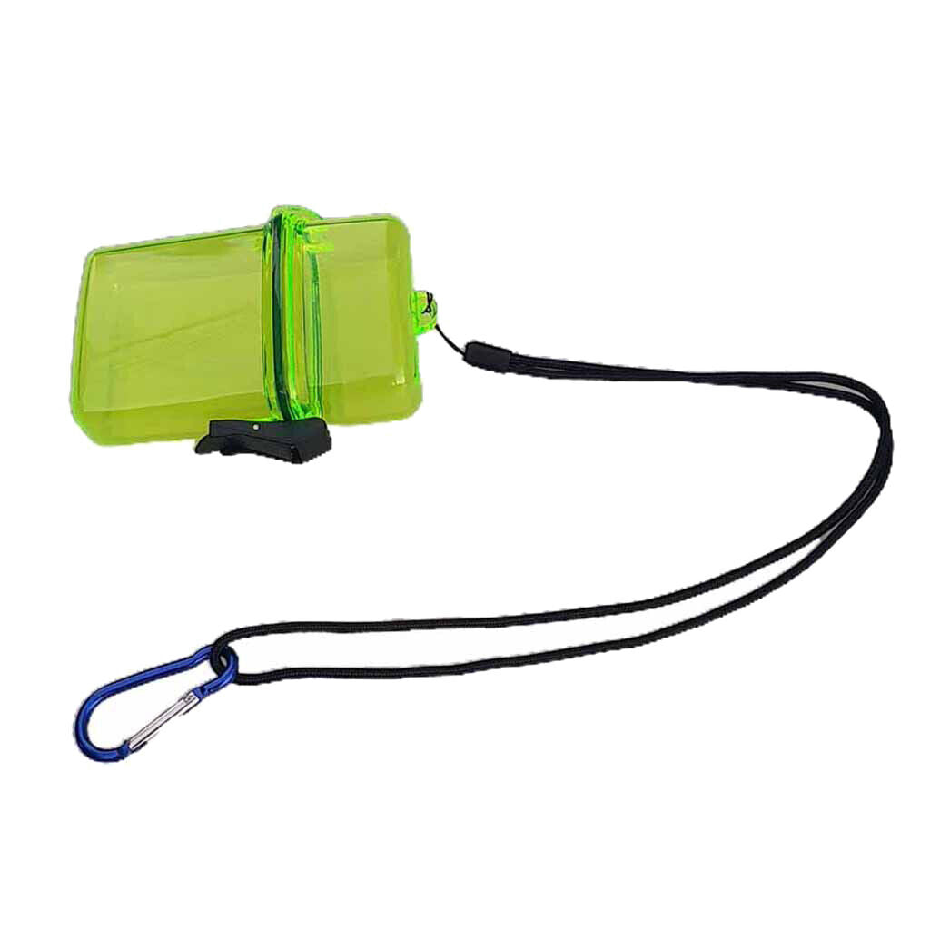 Snorkeling Dry Container & Carabiner for Kayaking Fishing Surfing Yellow