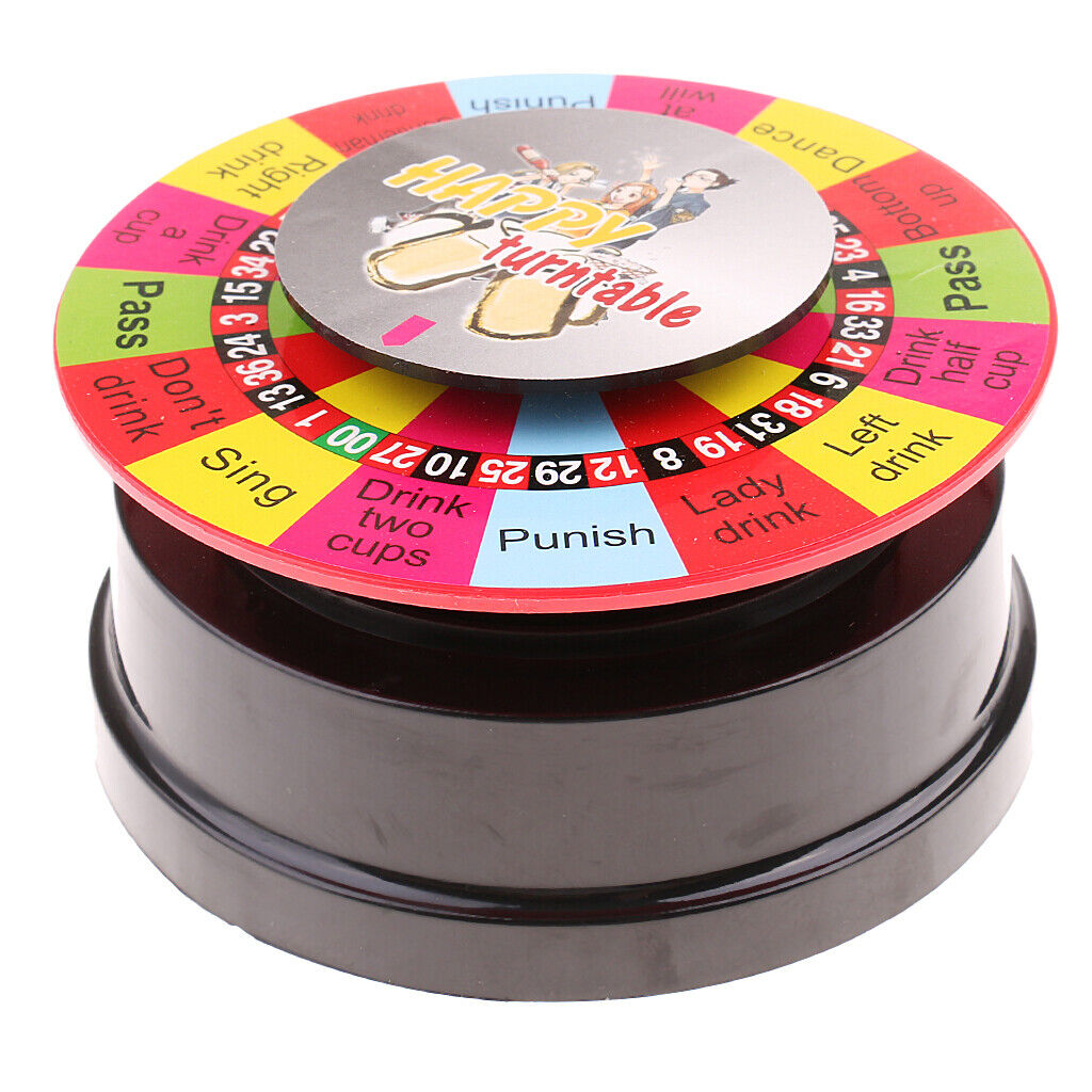 Rotating Electric Roulette Drinking Game For Bar Ktv  Party