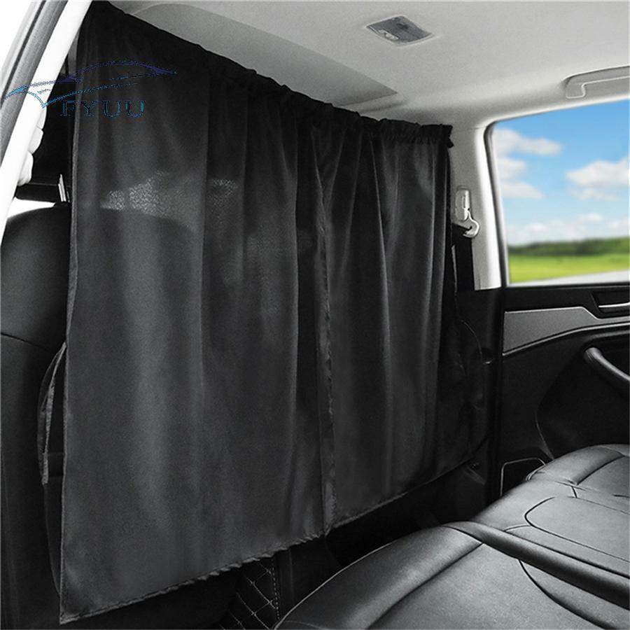 2 Pcs 95x120cm Taxi Car Isolation Curtain Partition Protection Curtain Sun Shade
