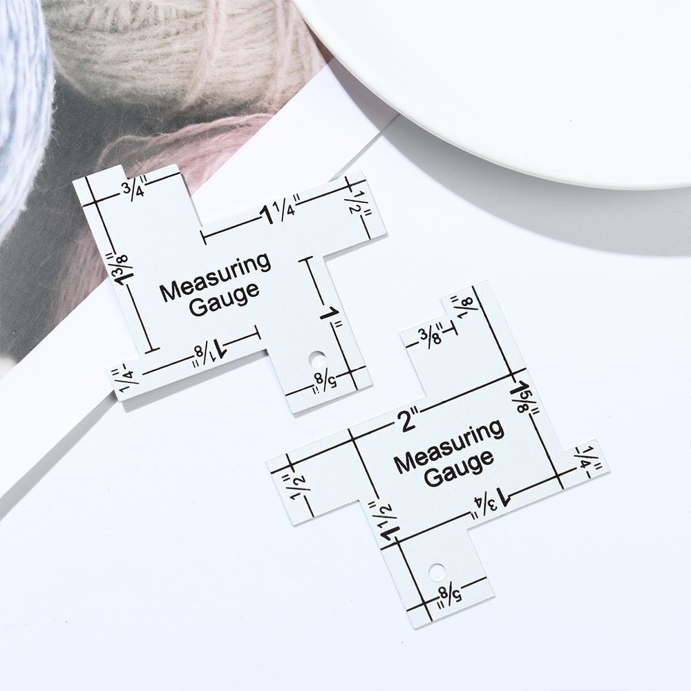 Seam Measuring Gauge Tailor Ruler Patchwork Quilting Template Sewing Ruler