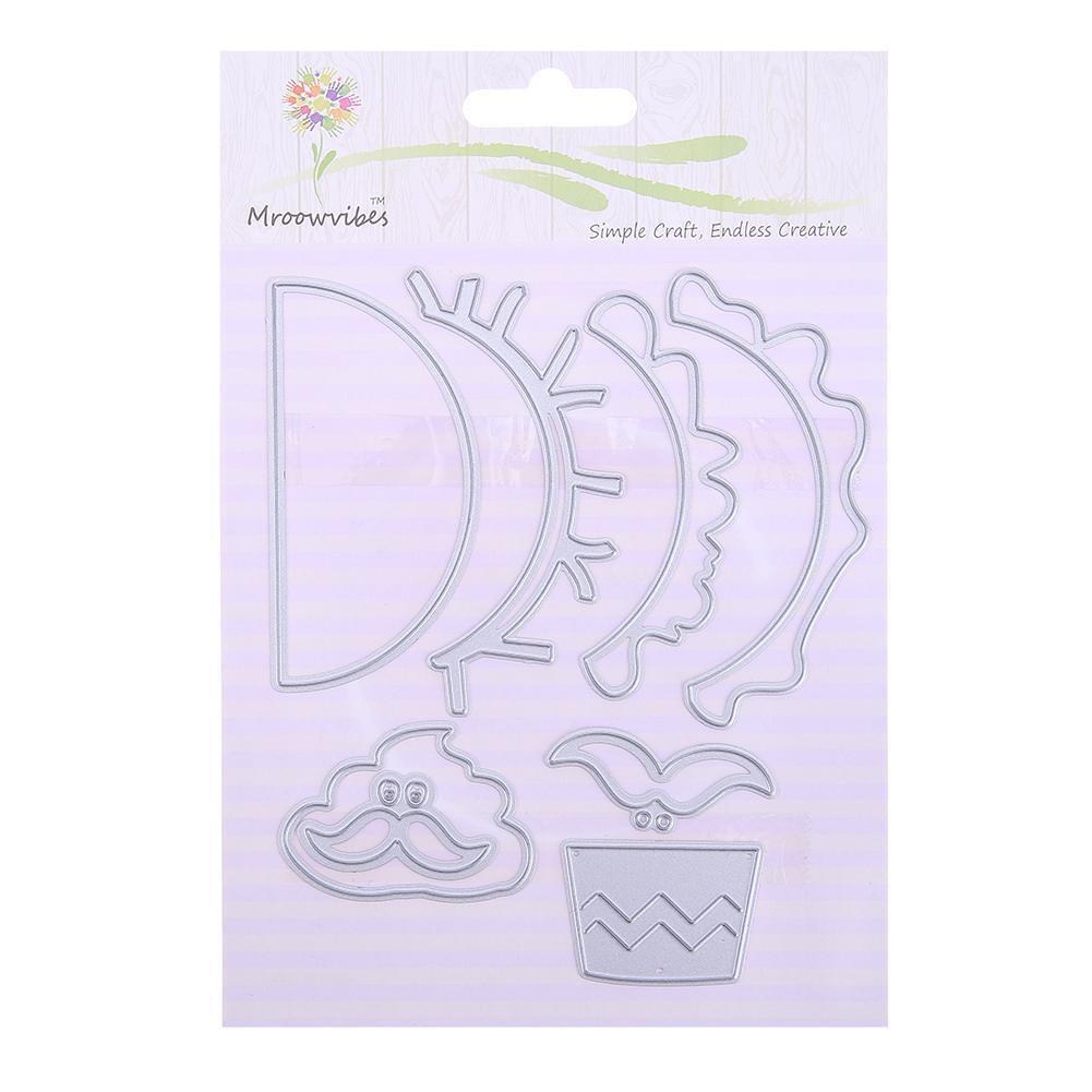 8pcs Metal Pancake Cutting Dies Stencils DIY Scrapbooking Embossing Craft