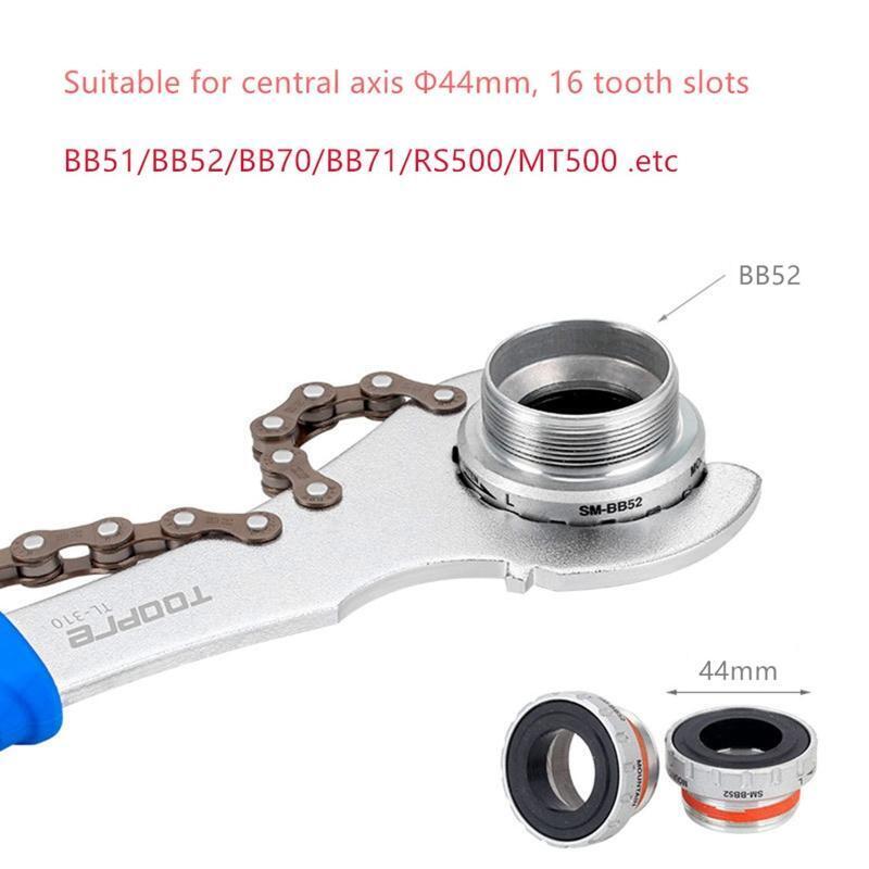 Bike Cassette Removal Tool with Chain Whip Chain Whip Tool Kit Chain Length 210m