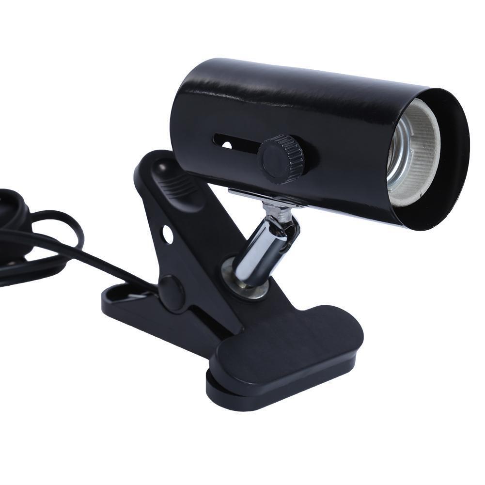 300W Metal Ceramic Heat UV UVB Lamp Light Holder Clamp Brooder Reptile US