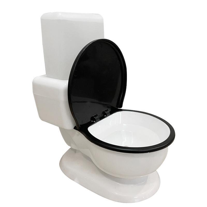 Cat Water Fountain Toilet Shape Gravity Fed Water Dispenser 650mL No Filter