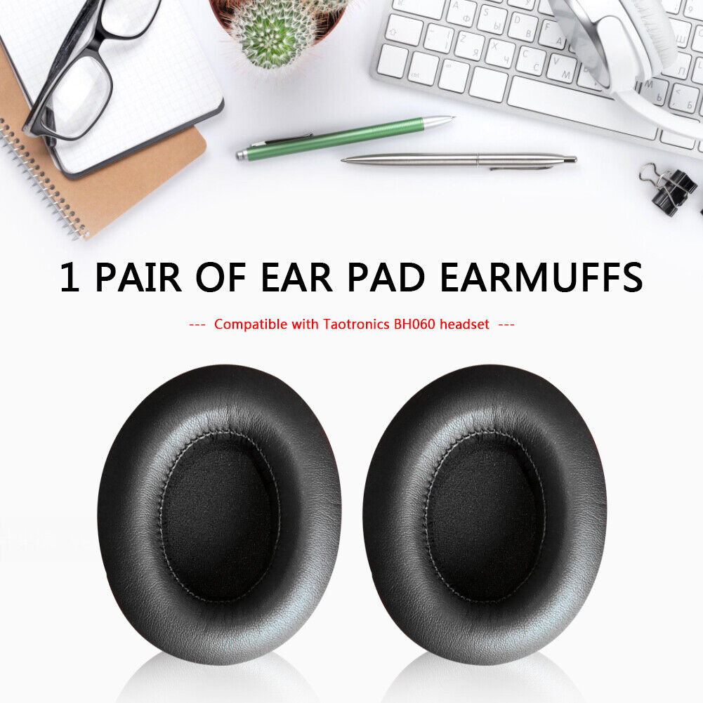 Memory Foam Ear Cushions Earpads for TaoTronics BH060 Headphones Ear Pads