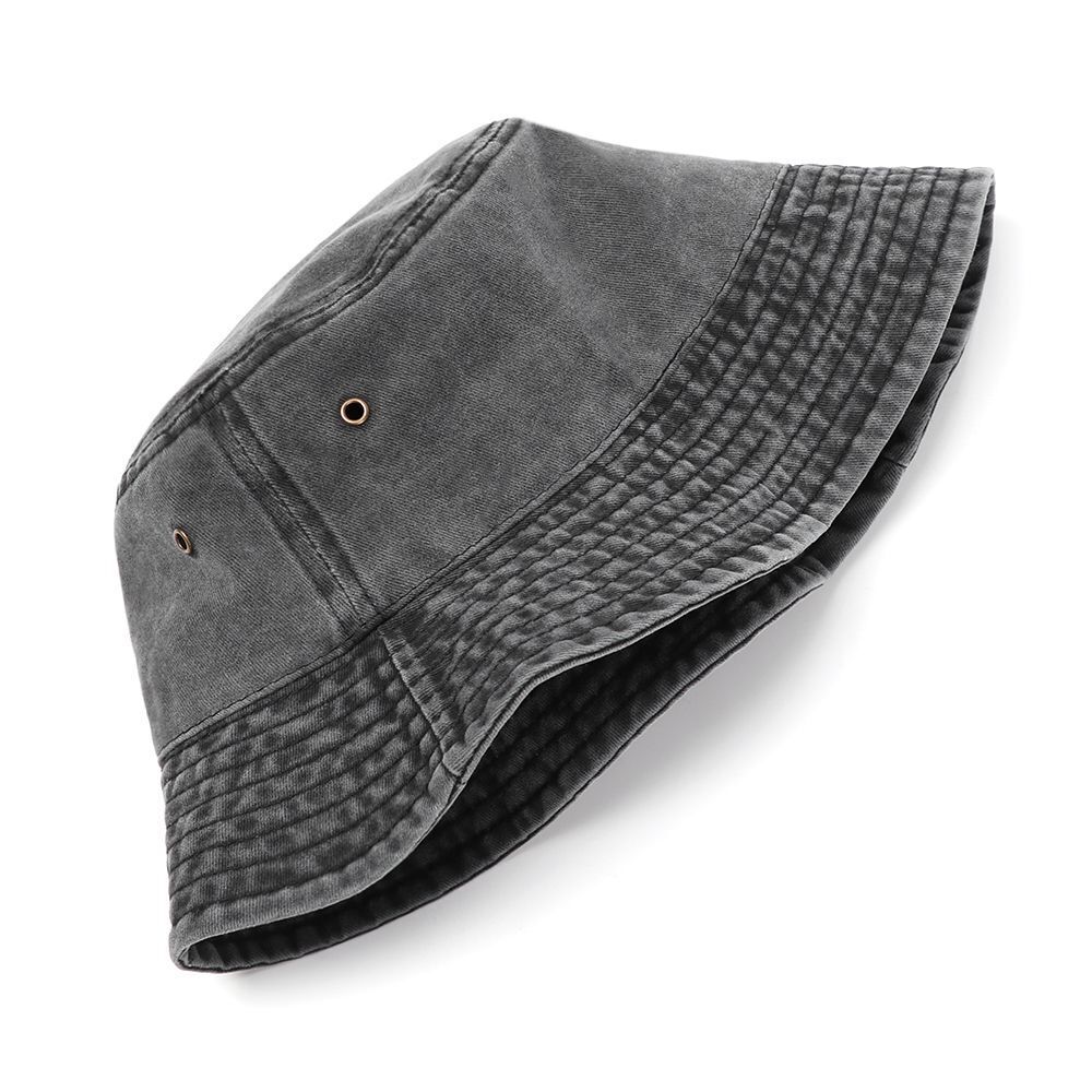 Sunscreen Women Men Foldable Fisherman Cap Denim Washed Bucket Hat Sun Hat