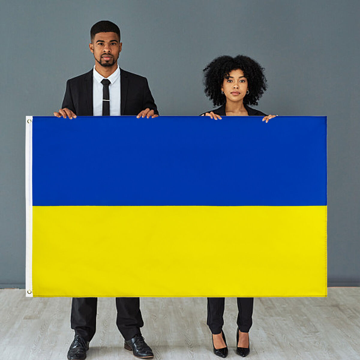 Ukraine Flag - Polyester Banner Ukrainian National Bunting Flag (90x150cm)