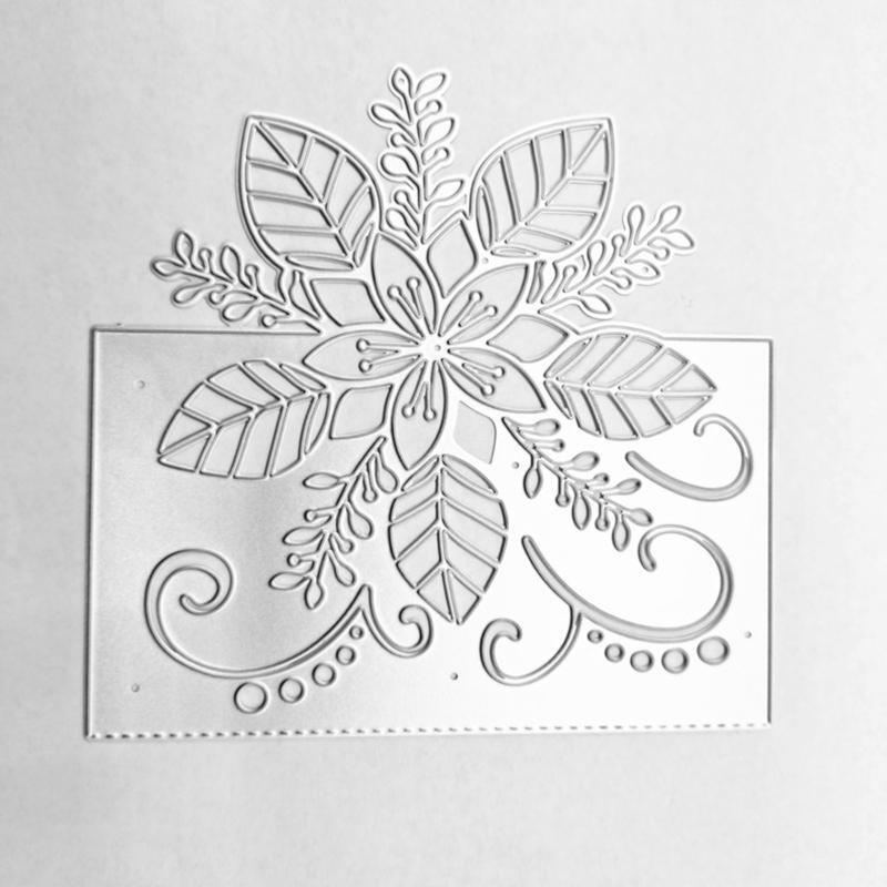 Flower Leaves Metal Cutting Dies Stencil Scrapbooking DIY Album Stamp Paper Card