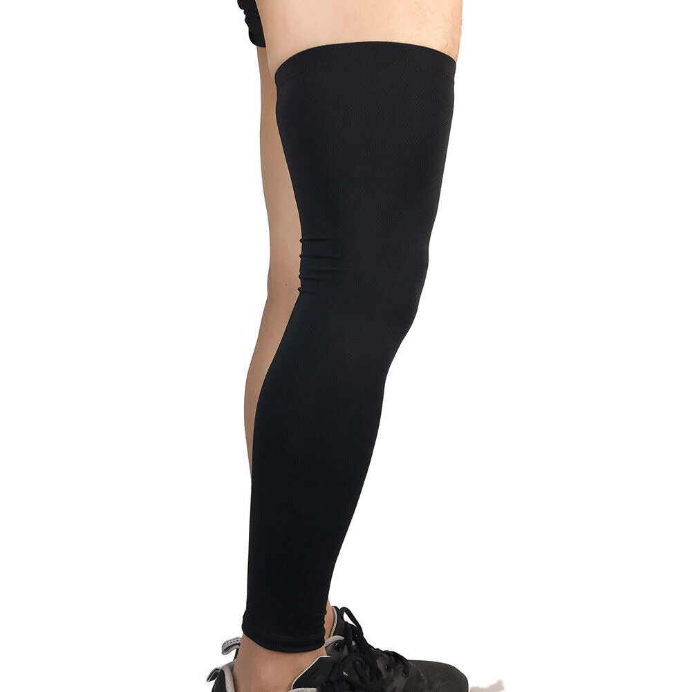 1 Pair Breathable Knee Guard Cover Men Women Calf Compression Socks (XXL)