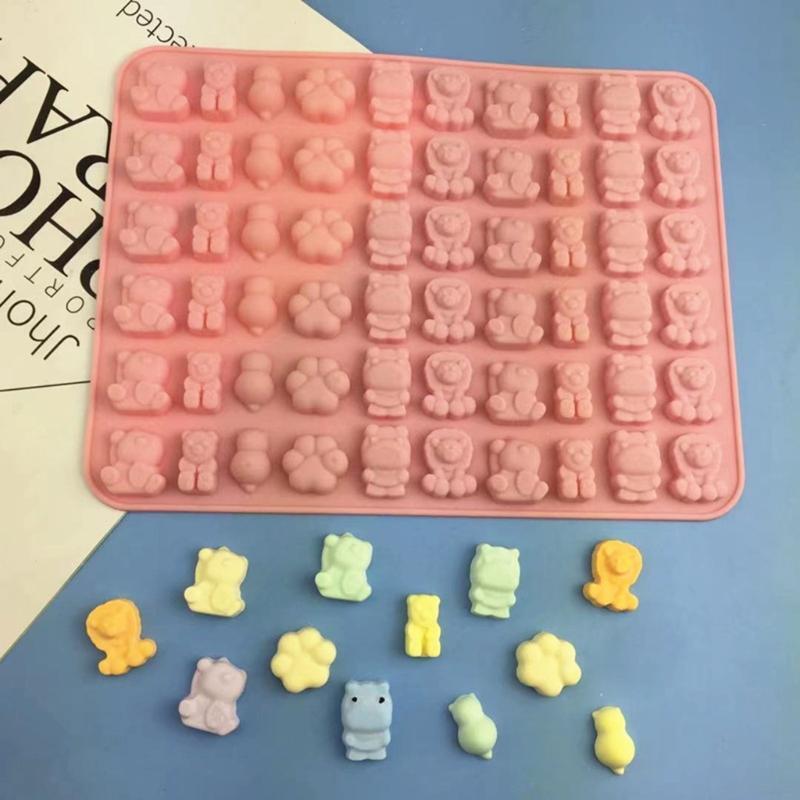 Cake Mold Baking Utensils Food-Grade Silicone Christmas Little Cute Bear Party