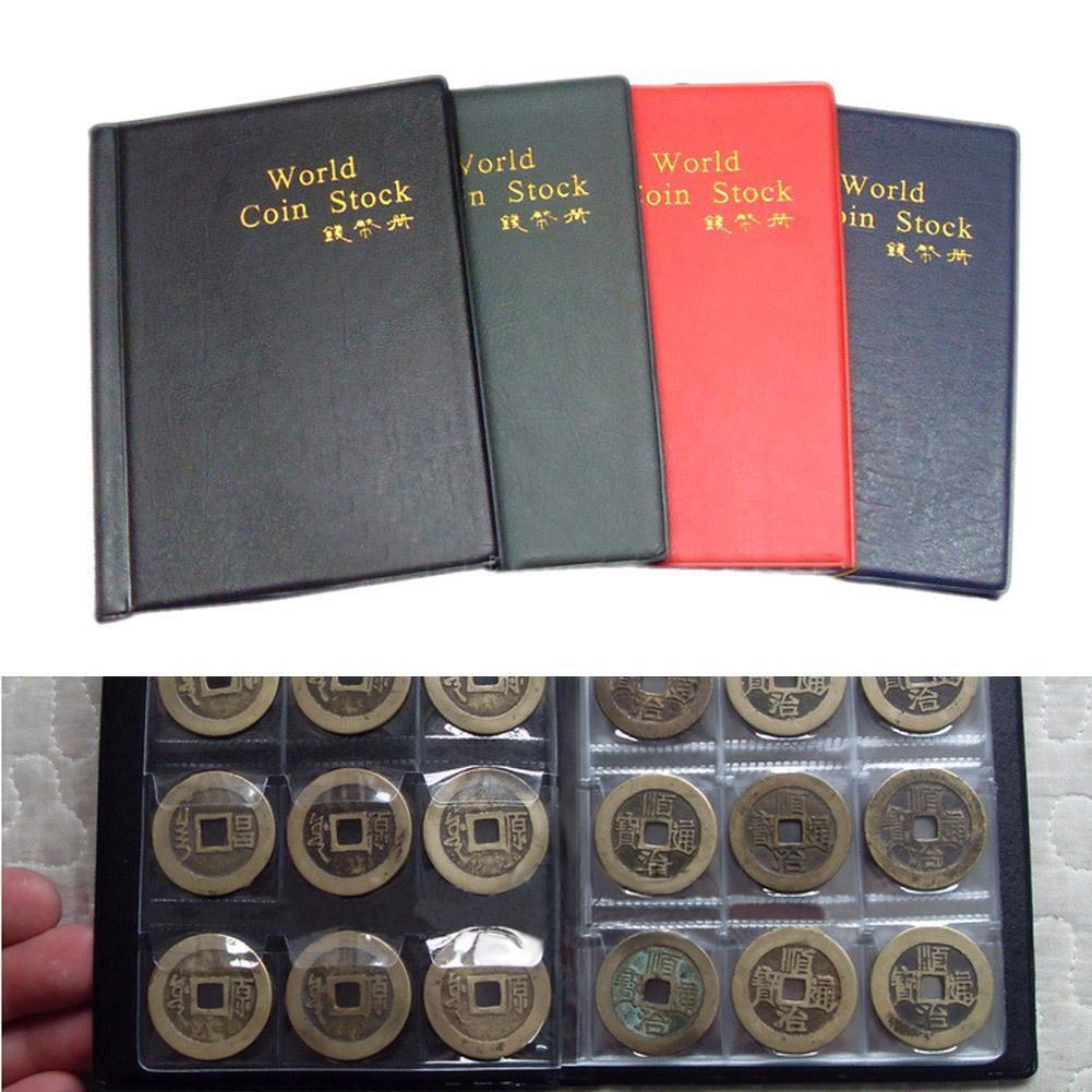 120 Coin Cases Holder Collection Penny Album Book Pockets Storage Fashion