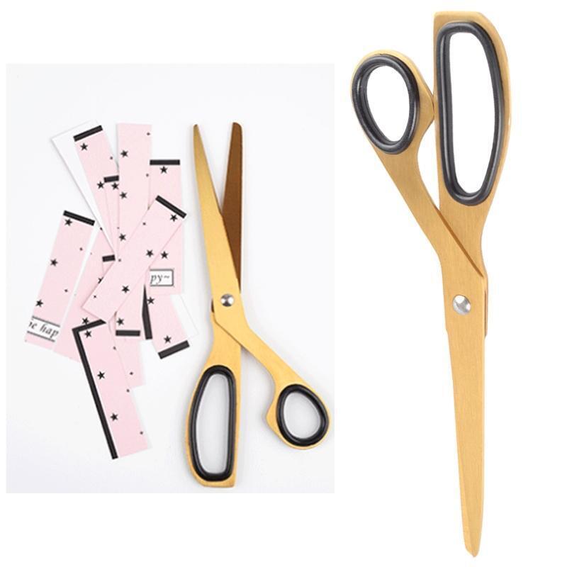 Simple Asymmetric Scissors Sharp Stainless Steel Blades Shears Right/Left Handed