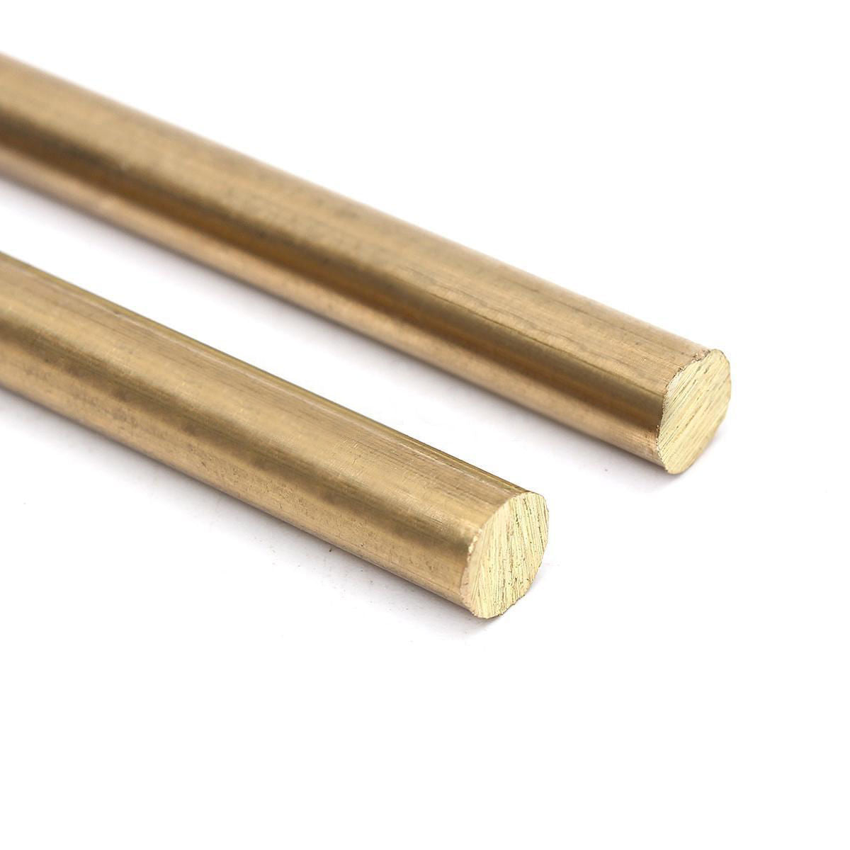 5x150mm Hardware Solid Brass Round Bar Rod Circular 2 PCS
