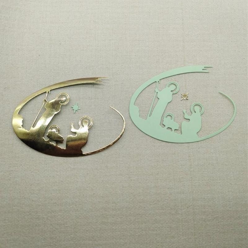 Christmas Jesus Metal Cutting Dies Stencil DIY Scrapbooking Album Paper Template