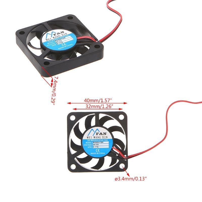 Cooling Fan WX4007SH DC5V 0.17A Mini Ultra Thin Brushless Heat Dissipation Fan