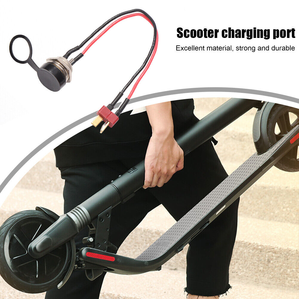 Electric Scooter Parts Power Charger T-head Charging Port for KUGOO M4 PRO