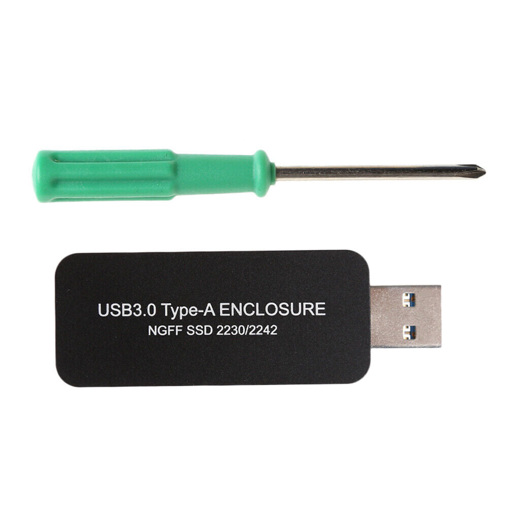 USB3.0 to 2242  M.2 SATA-Based  SSD External Enclosure Storage Case