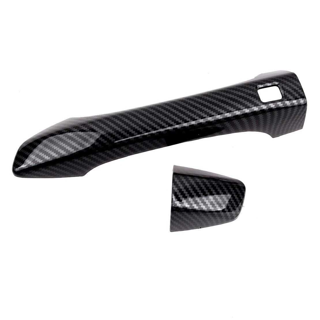 New Carbon Fiber Style Door Handle Bowl Cover Trim Fit For Kia K5 Optima 2020-21