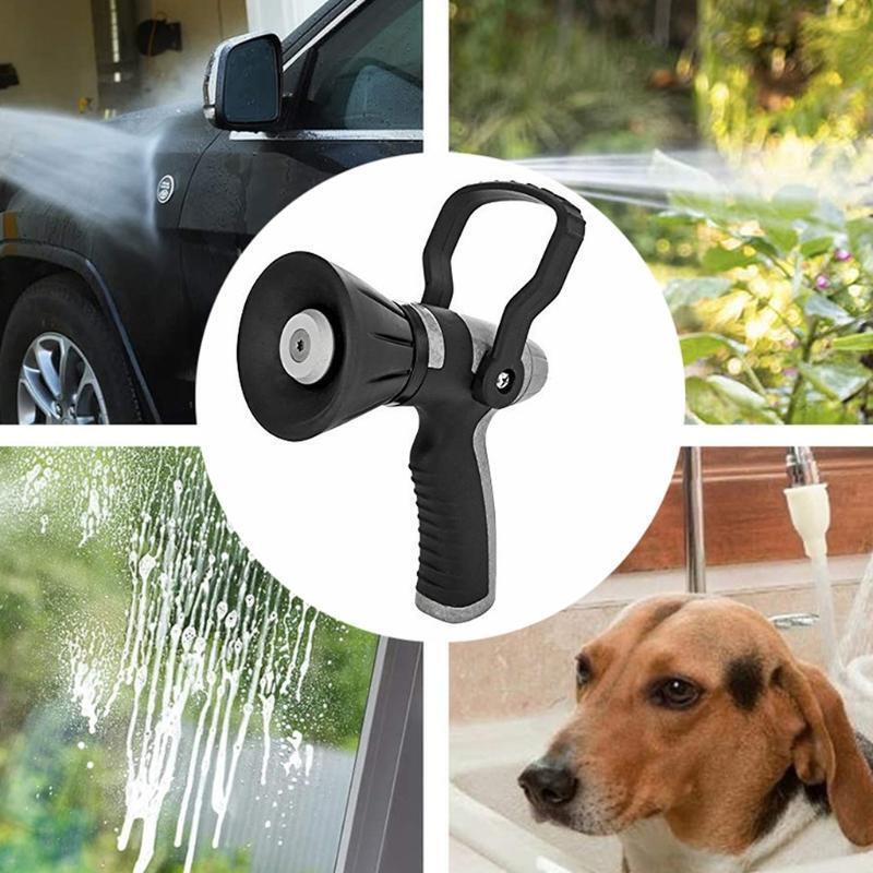 Heavy Metal Bell Mouth Garden Watering Sprayer Adjustable Water Pressure Nozzle