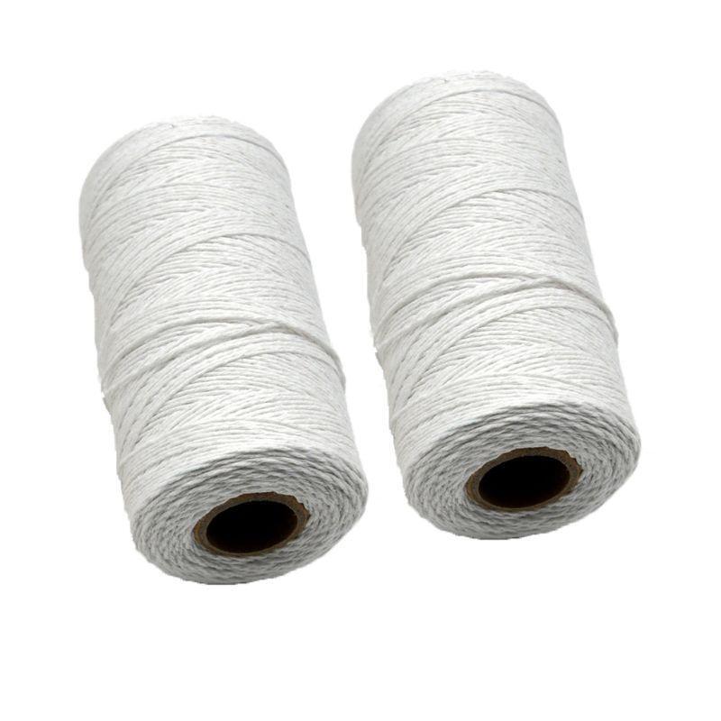 Cotton Wrap Yarn 2roll/set Portable Handwoven Home Bedroom Living Room Tapestry