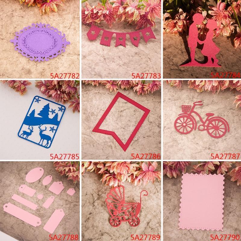Baby Carriage Cutting Dies Stencil DIY Scrapbooking Embossing Album Paper Card